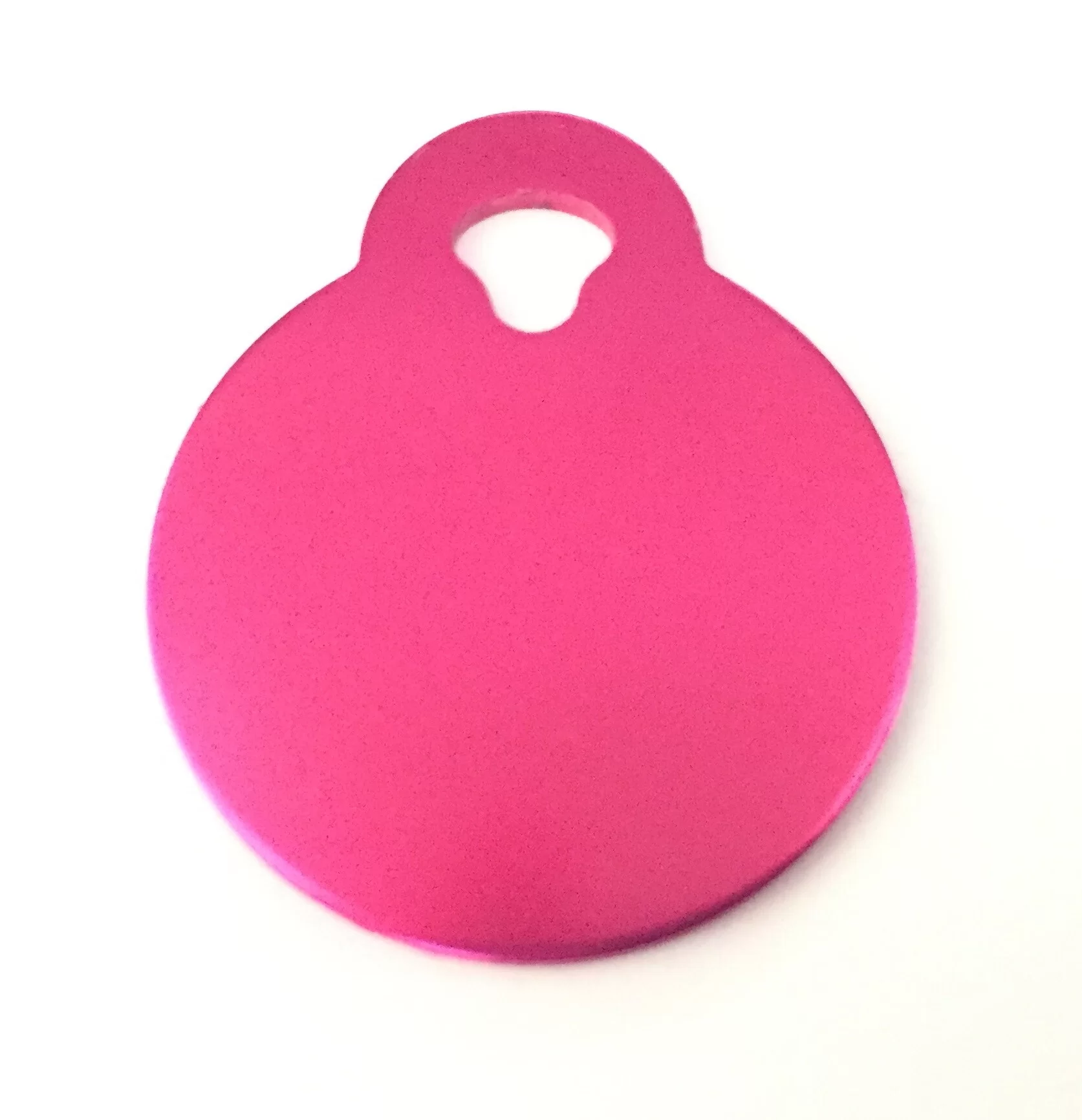 Small Pink Circle ID Tag